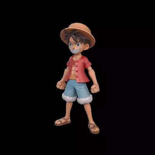 Monkey D Luffy One Piece 3D print model_22