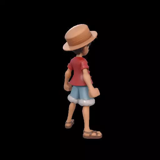 Monkey D Luffy One Piece 3D print model_4
