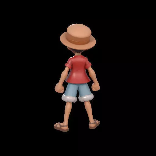 Monkey D Luffy One Piece 3D print model_9