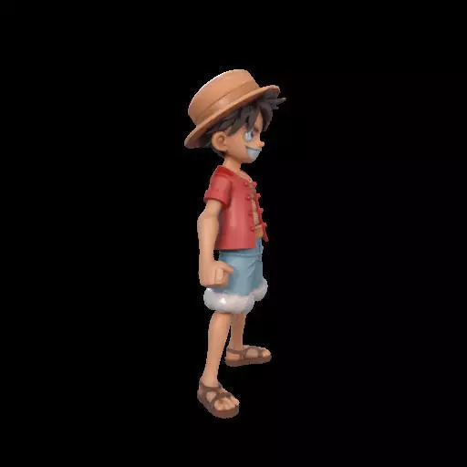 Monkey D Luffy One Piece 3D print model_27