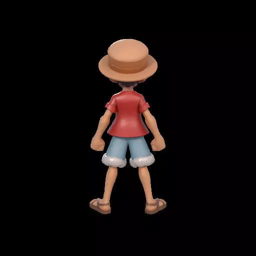 Monkey D Luffy One Piece 3D print model_8