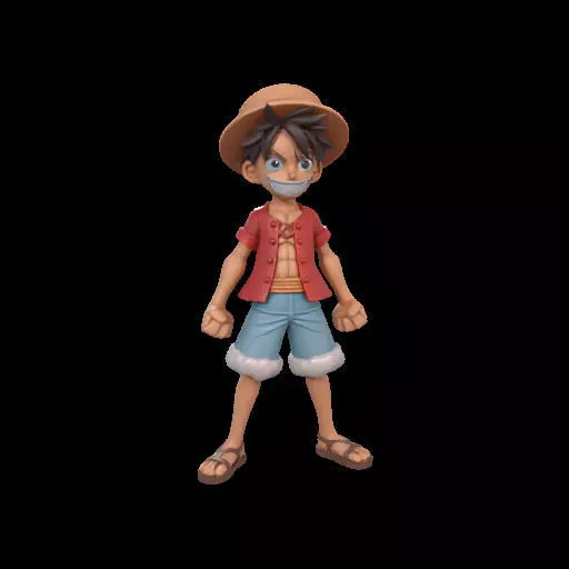 Monkey D Luffy One Piece 3D print model_2