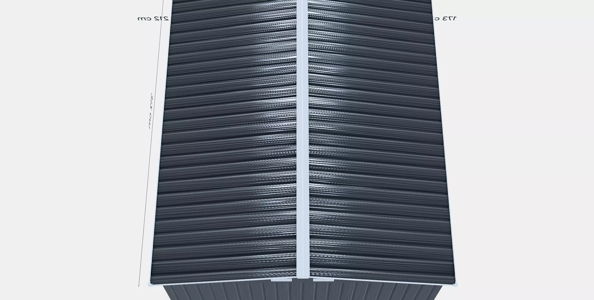 Ohio 10x8 garden tool storage house 1 3D model