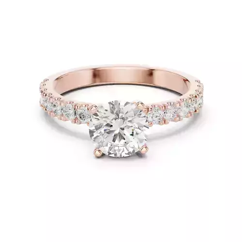 Round Cut Diamond Engagement Wedding Ring 3DM STL Video