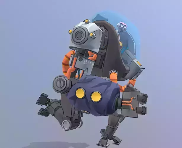 URBAN SCIFI MODIFIED LARGE ROBOT RUN