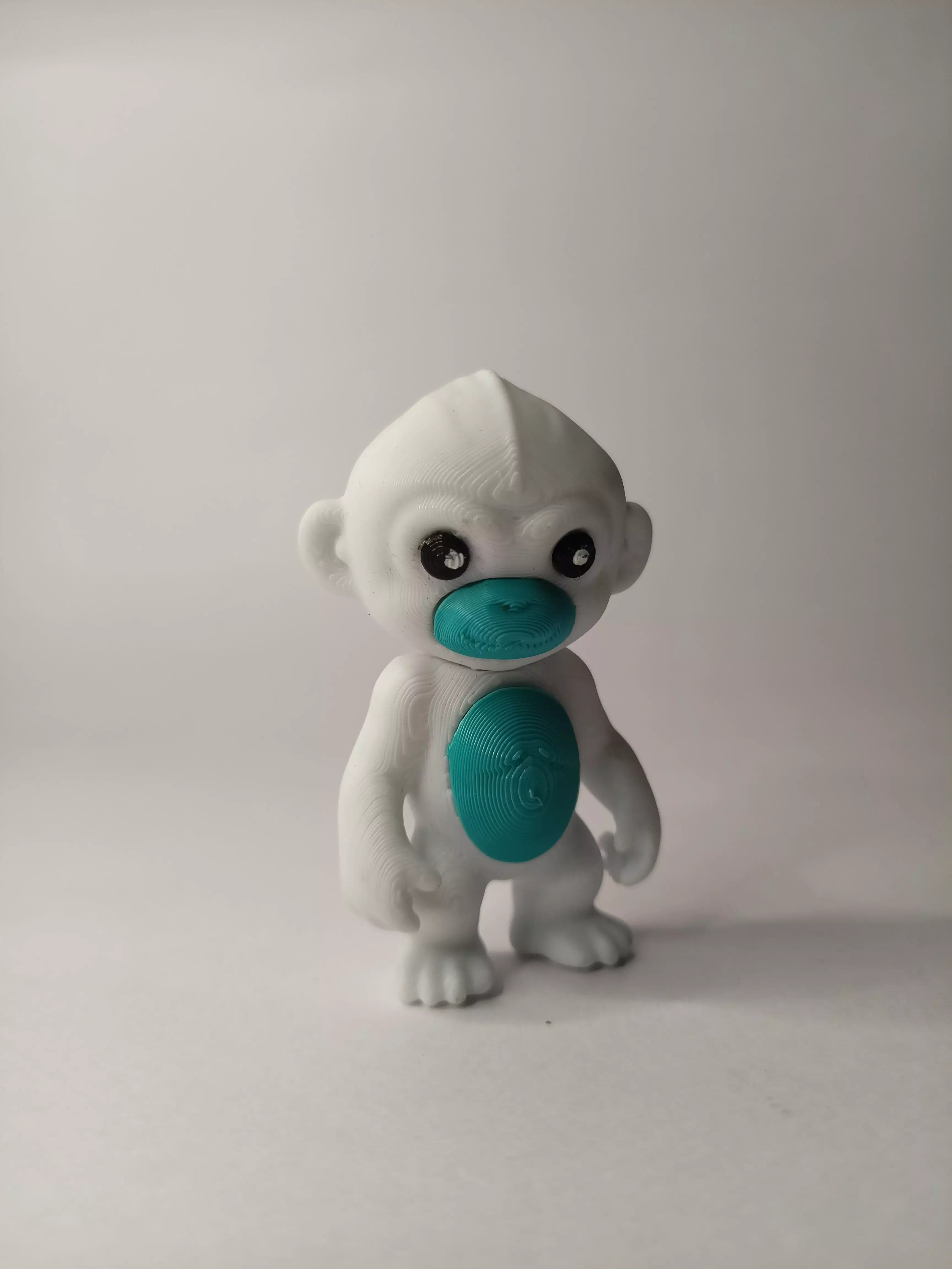 CUTE MONKEY KEYCHAIN VERSION 3D print model_4