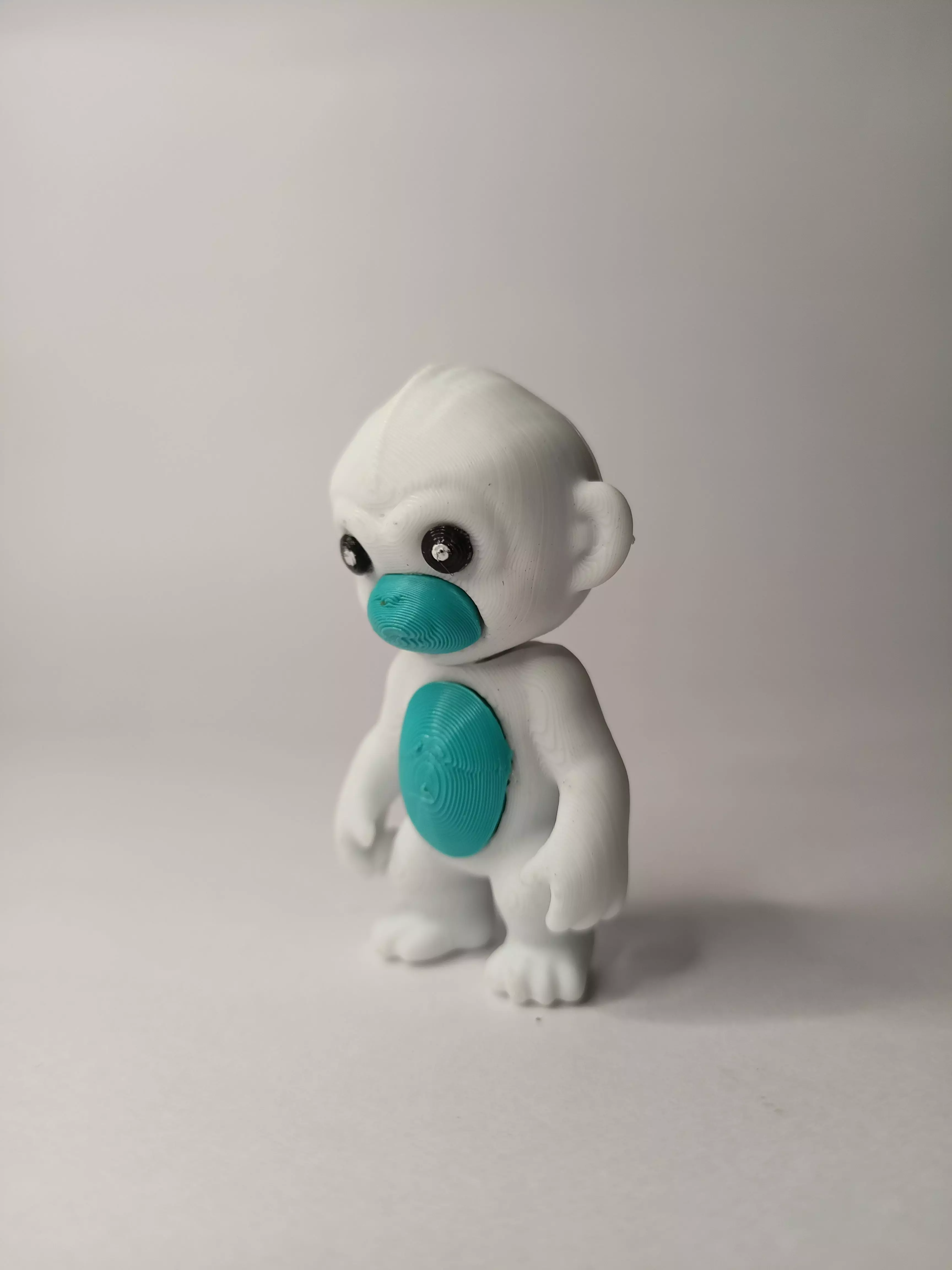 CUTE MONKEY KEYCHAIN VERSION 3D print model_3