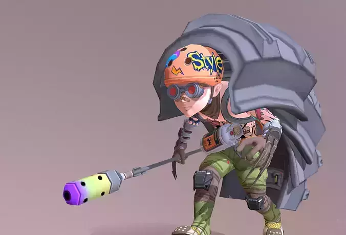 CYBORG BOY URBAN WARRIOR Walk And Run