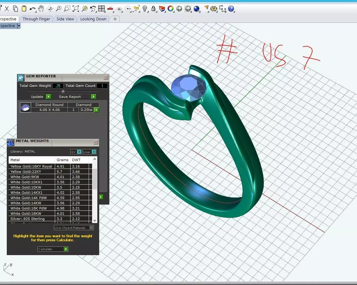 ETERNAL RING ZDR04-25CT 3D print model_7