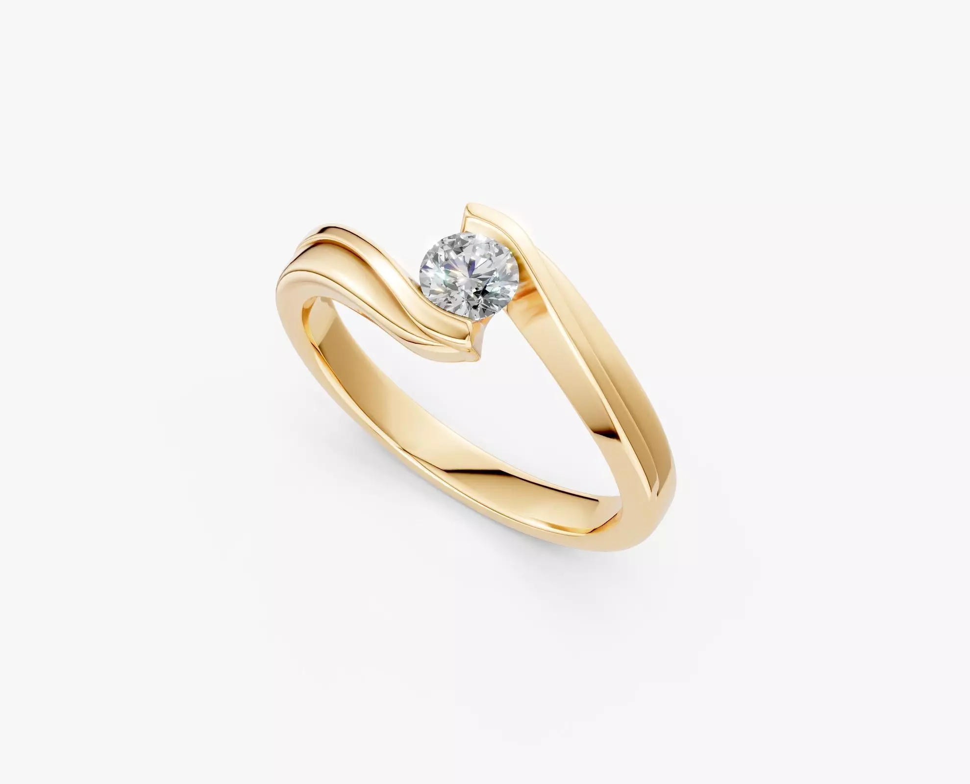 ETERNAL RING ZDR04-25CT 3D print model_1