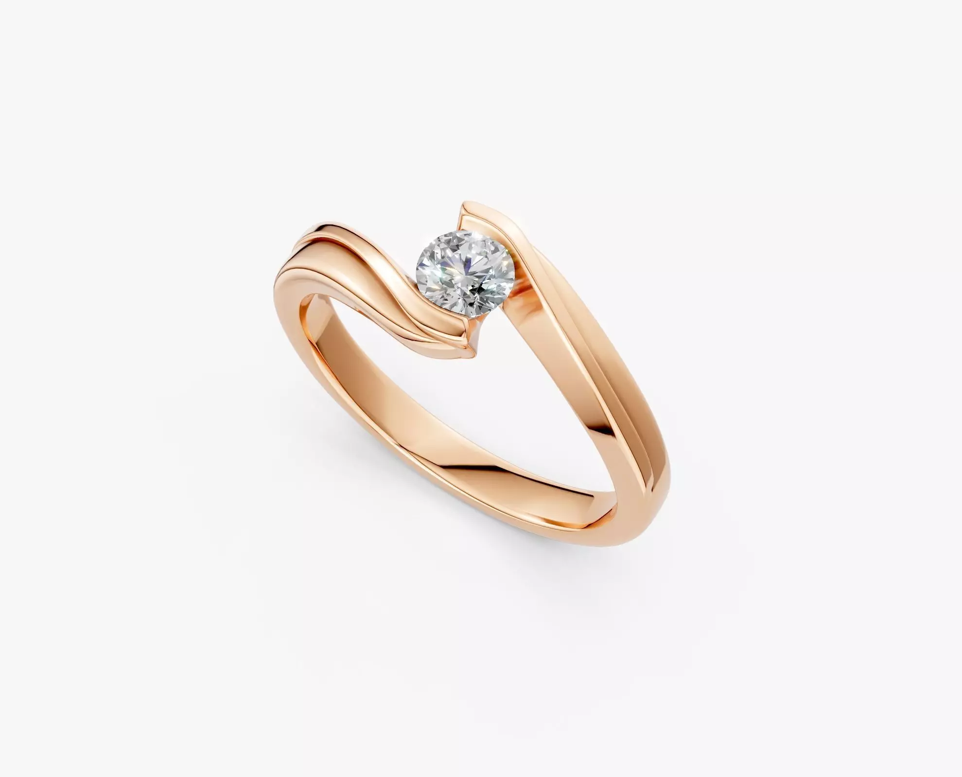 ETERNAL RING ZDR04-25CT 3D print model_0