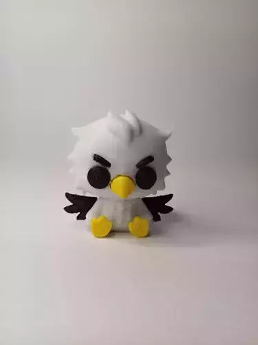CUTE CHIBI EAGLE KEYCHAIN VERSION