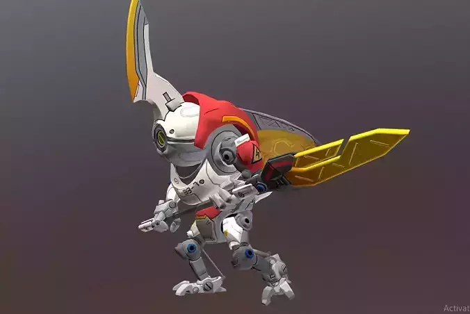 CYBORG-BEETLE-ROBOT Spear Walk And Run