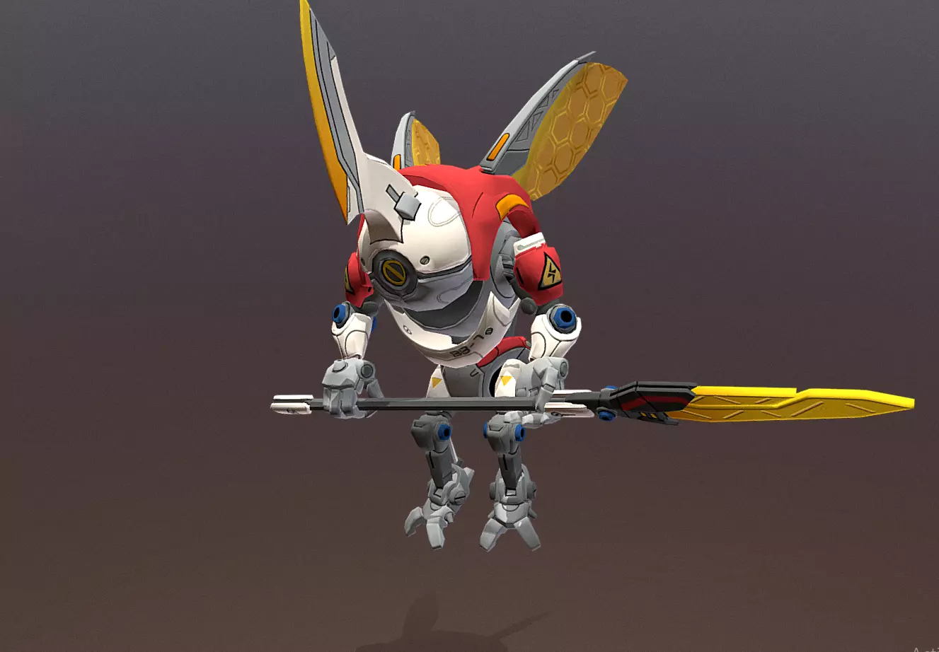 CYBORG-BEETLE-ROBOT Aerial Whirl Wind Attack 3D model_0