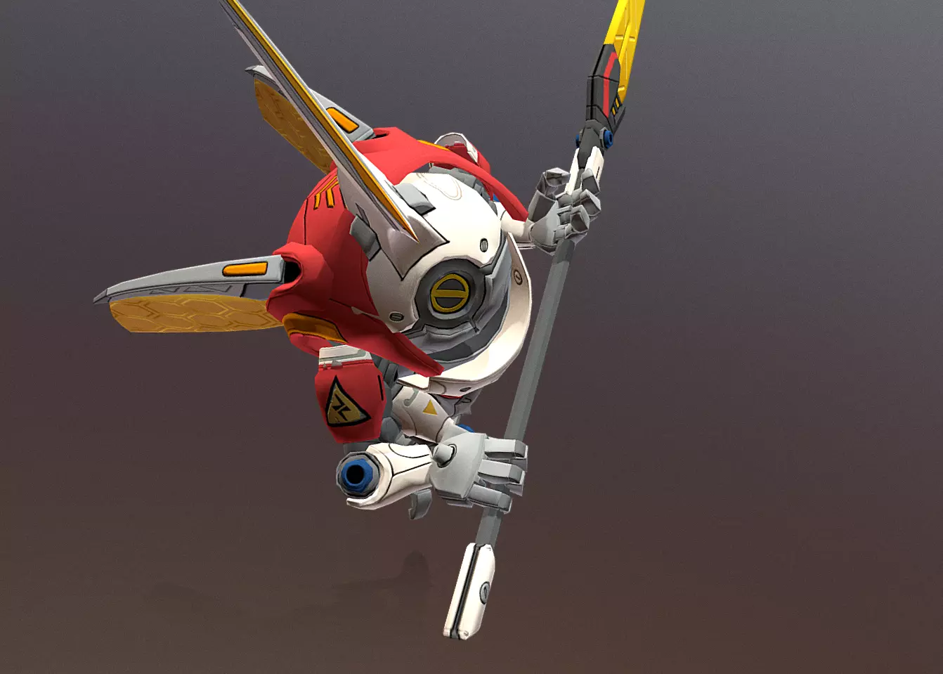 CYBORG-BEETLE-ROBOT Aerial Whirl Wind Attack 3D model_1