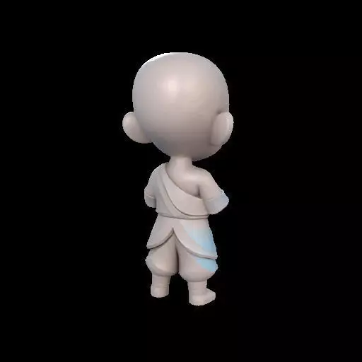 Abstract Avatar Aang 3D print model_6