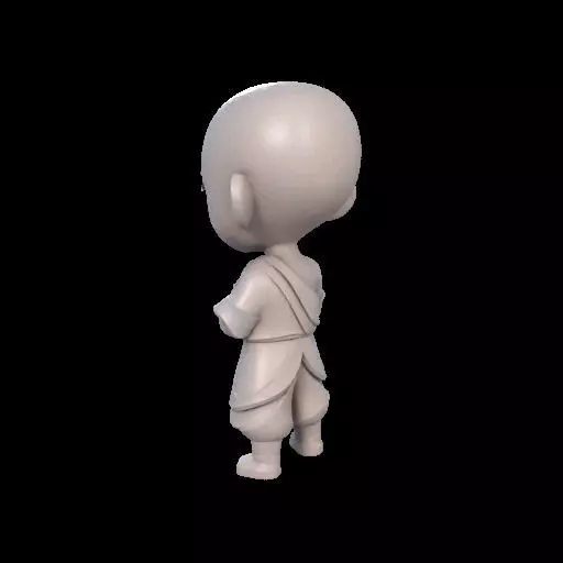Abstract Avatar Aang 3D print model_12