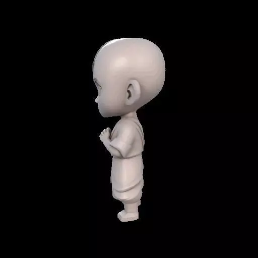 Abstract Avatar Aang 3D print model_16