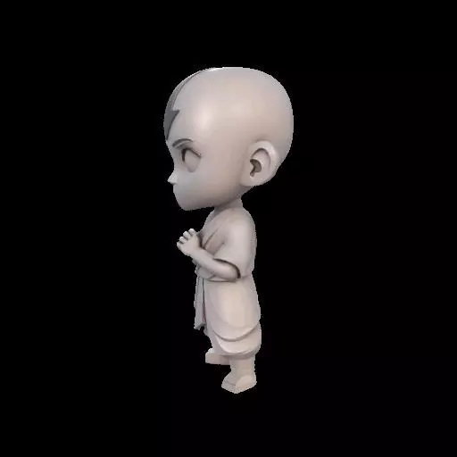 Abstract Avatar Aang 3D print model_18