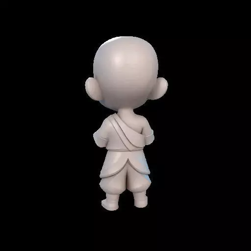Abstract Avatar Aang 3D print model_9