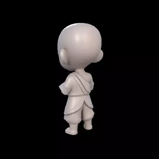Abstract Avatar Aang 3D print model_11