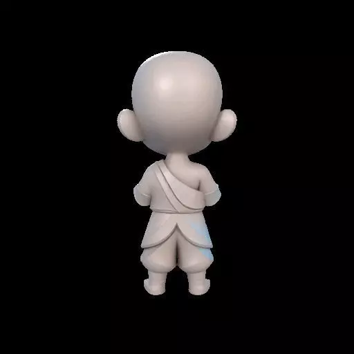 Abstract Avatar Aang 3D print model_8