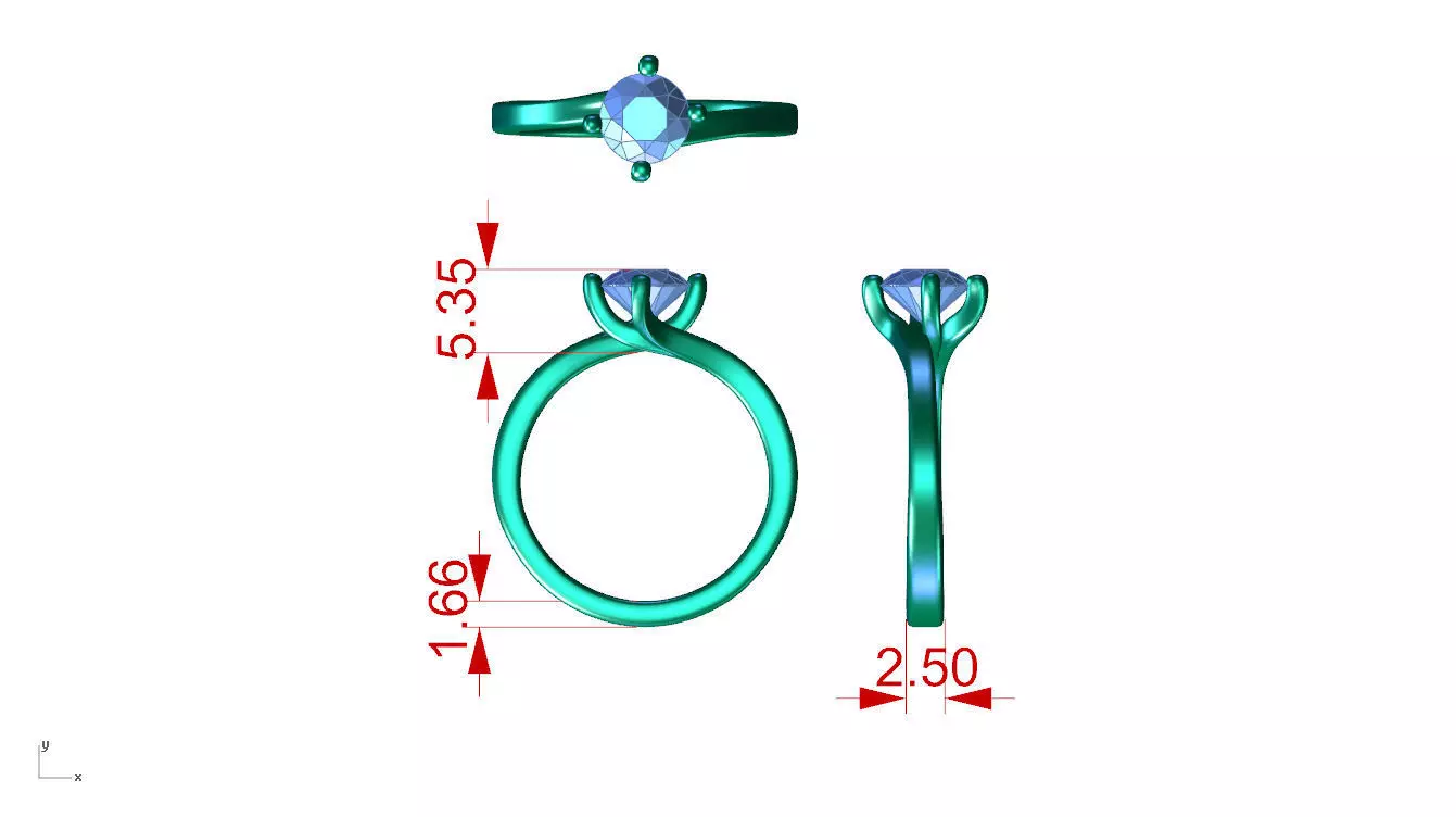 ARBORIS RING-ZDR09-70CT 3D print model_6
