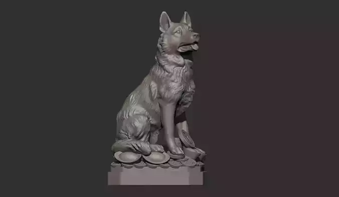 Zodiac Dog 3D Model