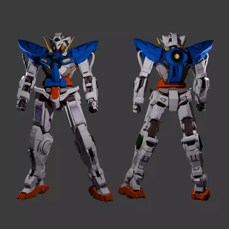 Gundam OO 3D model_0