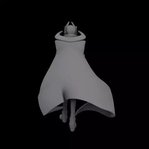 Stylized Lelouch Zero 3D print model_9