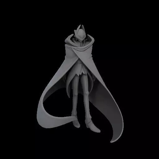 Stylized Lelouch Zero 3D print model_24