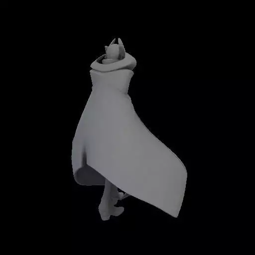 Stylized Lelouch Zero 3D print model_6