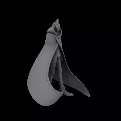 Stylized Lelouch Zero 3D print model_28