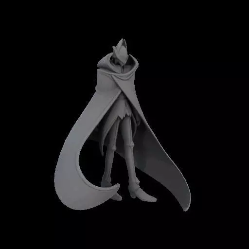 Stylized Lelouch Zero 3D print model_26