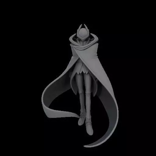 Stylized Lelouch Zero 3D print model_1