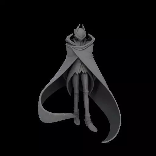 Stylized Lelouch Zero 3D print model_13