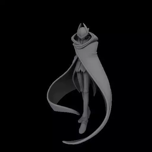 Stylized Lelouch Zero 3D print model_22