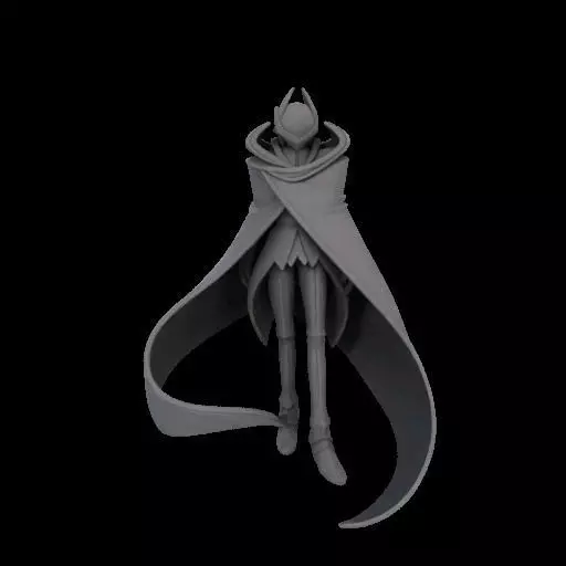 Stylized Lelouch Zero 3D print model_2