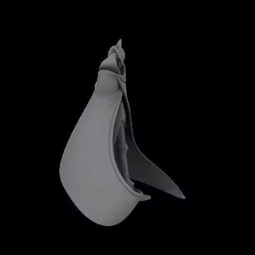 Stylized Lelouch Zero 3D print model_29