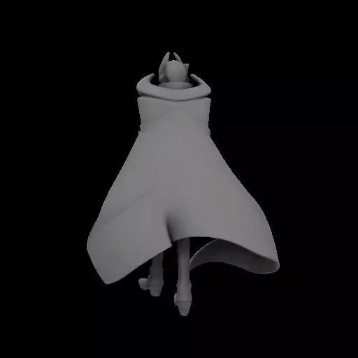 Stylized Lelouch Zero 3D print model_10