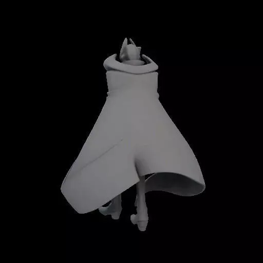 Stylized Lelouch Zero 3D print model_11