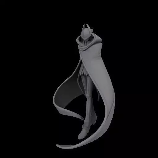 Stylized Lelouch Zero 3D print model_21