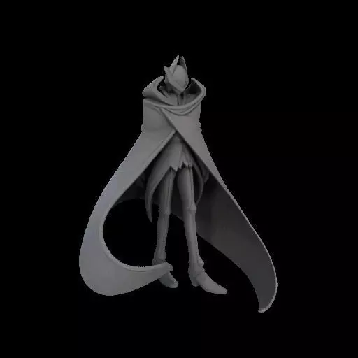 Stylized Lelouch Zero 3D print model_25