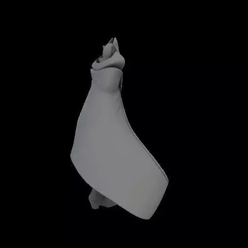 Stylized Lelouch Zero 3D print model_4