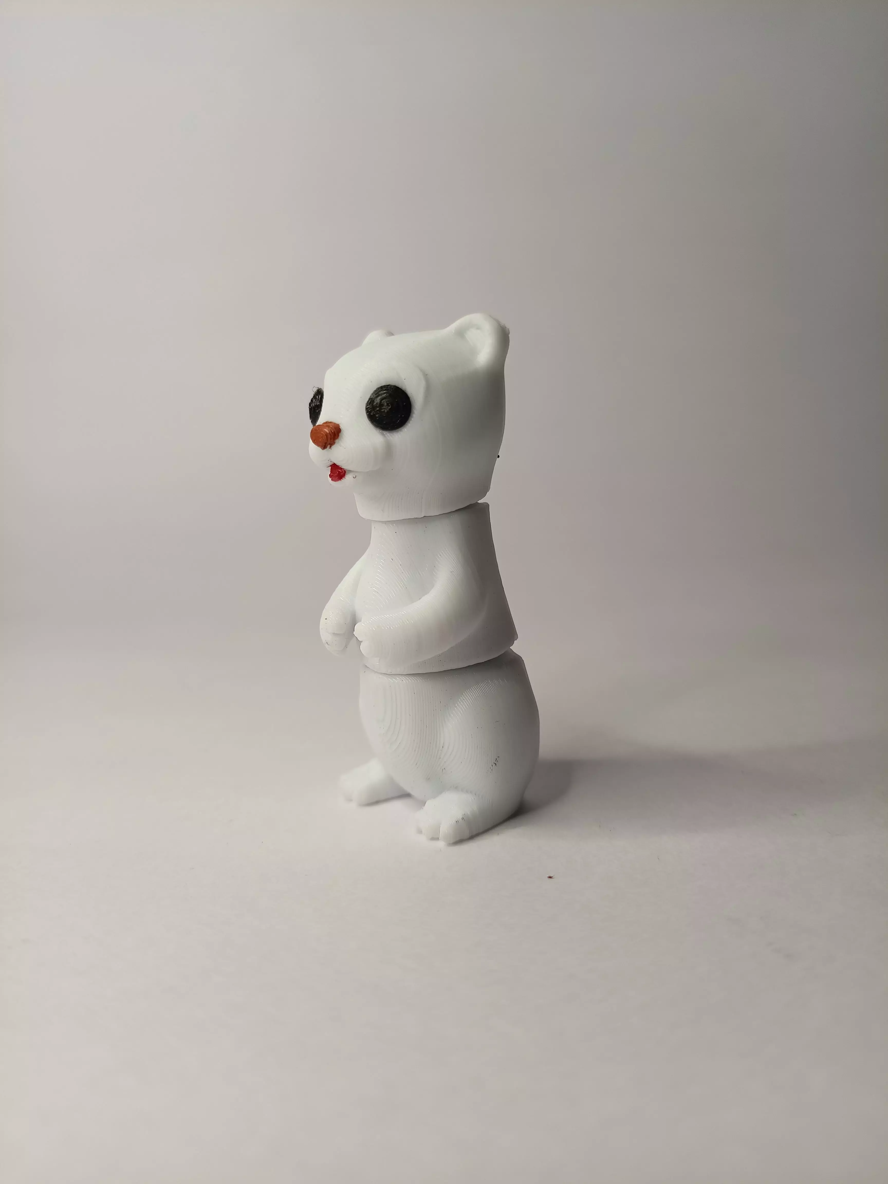 Ollie the Otter KEYCHAIN VERSION 3D print model_2