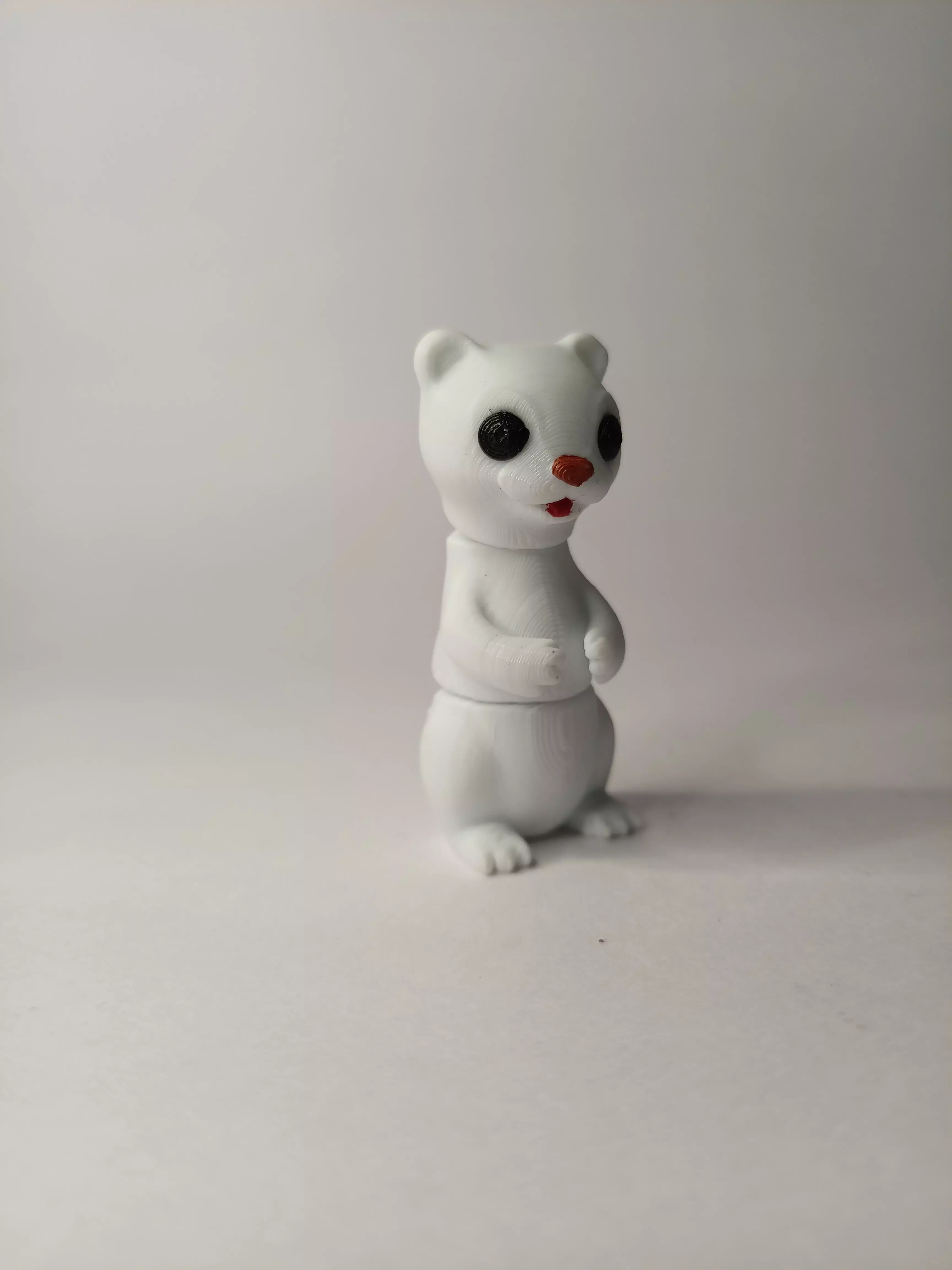 Ollie the Otter KEYCHAIN VERSION 3D print model_3