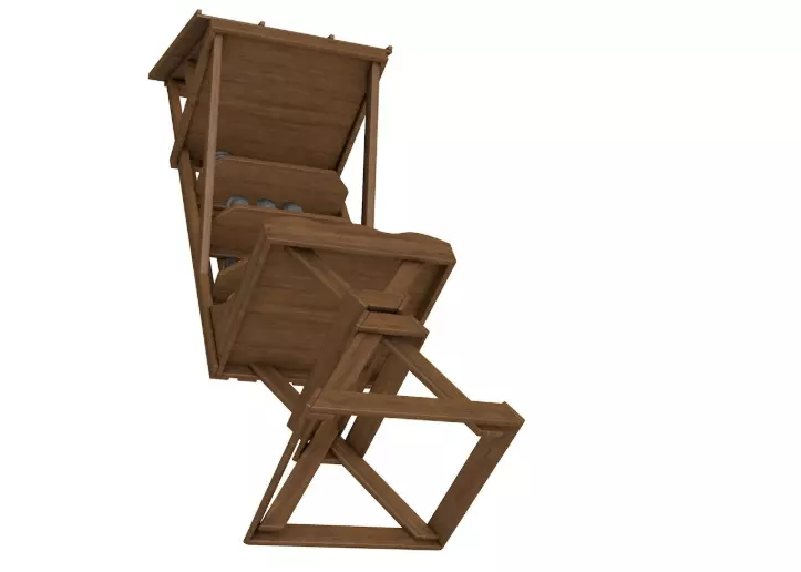 Medieval Market Stall collection 3D model_9