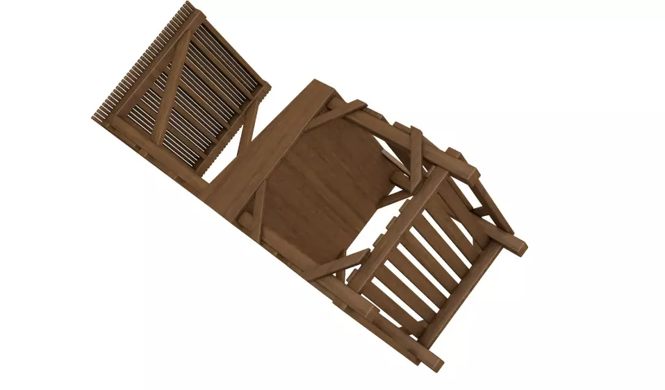 Medieval Market Stall collection 3D model_18