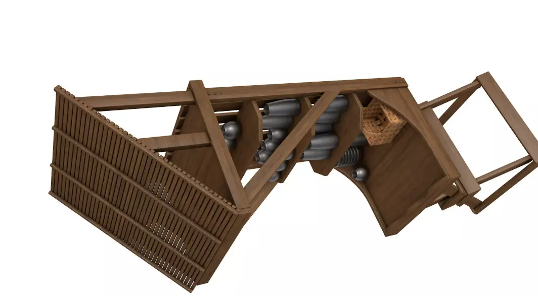 Medieval Market Stall collection 3D model_17