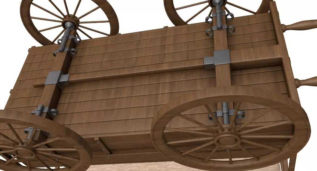 Medieval Market Stall collection 3D model_4